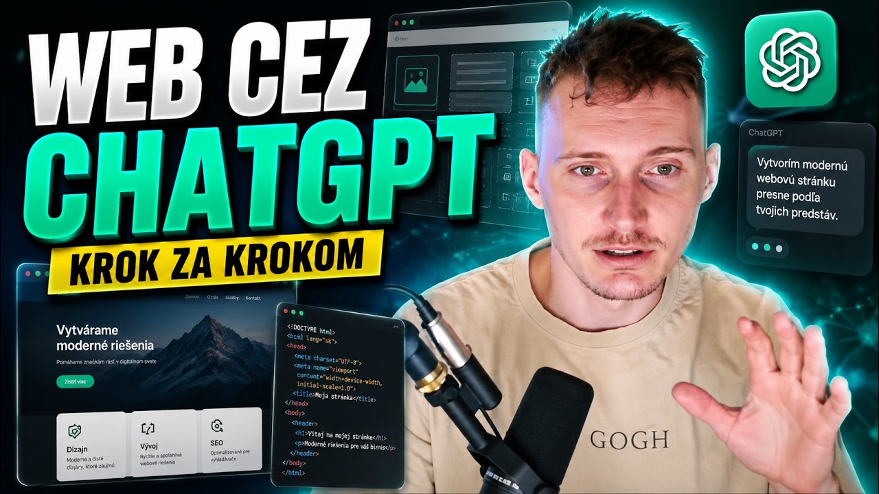 Ako vytvoriť webovú stránku cez ChatGPT: krok za krokom
