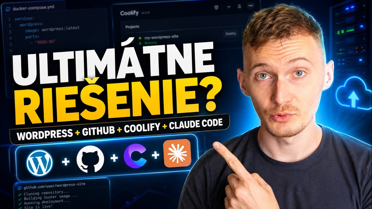 WordPress + GitHub + Coolify + Claude Code: môj workflow pre klientské weby